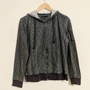 Foreign Exchange Marl Zip Up Hoodie